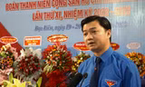 Anh Nguyễn Minh Triết phát biểu