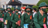 Thanh niên ĐBSCL phấn khởi lên đường nhập ngũ