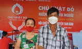 Vợ chồng cùng hiến máu