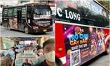 Hàng trăm xe khách ở Hà Nội quảng cáo cho trang mạng cờ bạc