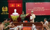 Công bố quyết định của Bộ trưởng Công an về công tác cán bộ