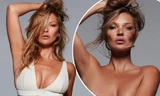 Kate Moss bán nude táo bạo ở tuổi 47 trong lần đầu hợp tác với Kim Kardashian