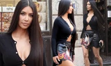 Kim Kardashian mặc ‘quên’ cài cúc xuống phố giữa thông tin ‘sợ yêu’ sau ly hôn