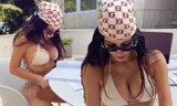 Học bài kiểu Kim Kardashian: Ôn thi bằng luật cũng phải sexy với bikini bé xíu
