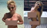 Vừa thoát khỏi cha ruột, Britney Spears tung loạt ảnh khỏa thân ăn mừng