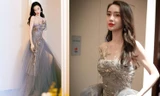 Diện đầm xuyên thấu, AngelaBaby xinh như tiên tử nhưng lộ thân hình trơ xương