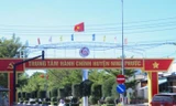 Trung tâm huyện Ninh Phước.