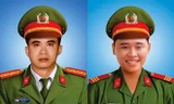 Hai cảnh sát hy sinh trong lúc làm nhiệm vụ. Ảnh: Công an Đà Nẵng