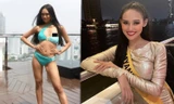 Người đẹp Myanmar lộ ngực trong phần thi áo tắm tại Miss Grand
