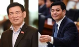 Bộ trưởng Bộ Tài chính Hồ Đức Phớc (trái) và Bộ trưởng Bộ Công Thương Nguyễn Hồng Diên.