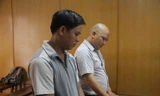 Hai bị cáo tại phiên tòa chiều nay 29/7.
