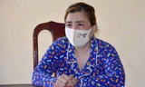 Hồ Kiều Oanh tại cơ quan điều tra.
