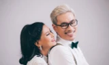 Kiều Minh Tuấn và Cát Phượng đã yêu nhau hơn 8 năm mới làm thủ tục đăng ký kết hôn.