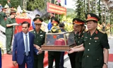 Hà Tĩnh truy điệu, an táng 10 hài cốt liệt sĩ hy sinh tại Lào