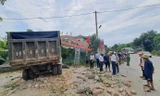 Ô tô tải mất lái gây tai nạn liên hoàn ở Hà Tĩnh