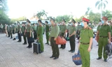 Công an Nghệ An chi viện 100 cán bộ, chiến sỹ ra huyện có 2 ca dương tính SARS-CoV-2