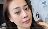 Tự tin khoe mặt mộc nhưng mới đây Phương Oanh lại bị soi ra dấu hiệu lão hóa làn da