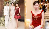 Vì sao Midu lại mặc một mình một kiểu đến dự tiệc cưới diễn viên Anh Đức?