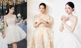 Váy cưới Midu mặc trong hôn lễ chính thức được dự đoán sẽ có đặc điểm này