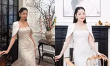 Diện thiết kế Việt tại sự kiện ở Thượng Hải, Chi Pu được khen đẹp như nữ thần