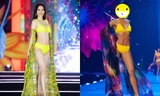 Học hỏi "Hoa hậu quốc dân" trong màn trình diễn bikini nhưng Nam Em lại không thành công