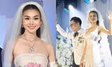 Thay 3 bộ váy nhưng Thanh Hằng chỉ yêu thích mỗi món phụ kiện này trong suốt lễ cưới