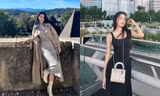 Style đi du lịch của Chu Thanh Huyền và Doãn Hải My: Để tóc giống nhau, trang phục thì sao?
