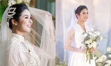 Bí mật phía sau bộ áo dài cưới của Hoa hậu Ngọc Hân: Có gì mà sát giờ làm lễ mới hoàn thành?