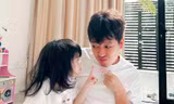 Xinh giống mẹ Nhã Phương nhưng bé Destiny lại có đặc điểm y hệt Trường Giang