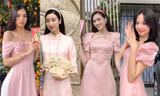 Bốn Hoa hậu Đỗ Mỹ Linh, Tiểu Vy, Đỗ Thị Hà và Thanh Thủy “đụng hàng” đầu năm