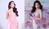 Bất ngờ phát hiện Ngọc Châu, Phương Anh “đụng hàng” váy dạ hội ở đấu trường quốc tế