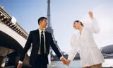 Xuất xứ bất ngờ phía sau bộ váy "cô dâu hào môn" Midu mặc chụp ảnh cưới