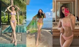'Soi' lại những màn thả dáng với bikini của Đỗ Thị Hà: 'Ngày một nóng bỏng hơn'