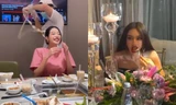 Đồ ăn ngon khiến chị em Thùy Tiên, Thanh Thủy "xả vai" Hoa hậu nhanh cỡ nào?