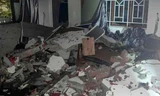 Hiện trường vụ nổ pháo. 