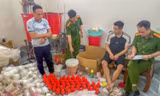 Tang vật vụ án. Ảnh: Công an tỉnh Bắc Giang