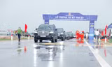Tỉnh Bắc Ninh thông xe tuyến đường kết nối với tỉnh Bắc Giang. Ảnh: Nguyễn Thắng