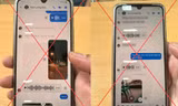 Hội nhóm chat messenger của Facebook “Taxi Lương Sơn” báo chốt Cảnh sát giao thông.