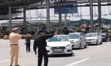 Các chốt kiểm soát cửa ngõ Hà Nội vẫn đang hoạt động bình thường ngày 13/10 
