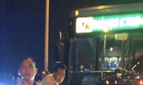 Hiện trường vụ lái, phụ xe buýt đánh người đi đường tối 20/10