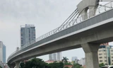 Dự án metro Nhổn – ga Hà Nội đã thi công xong đoạn tuyến trên cao