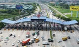 Trạm thu phí BOT Pháp Vân - Cầu Giẽ đã dừng thu phí để phục vụ chống dịch.