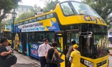 Xe buýt du lịch 2 tầng có lộ trình đi qua 11 địa điểm nổi tiếng Hà nội
