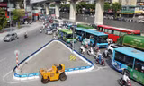 Rào đường thử nghiệm 5 ngày tại 8 'lô cốt' thi công trên đường Nguyễn Trãi 