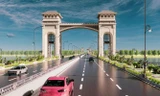 Tận thấy phong cách 'Xứ Đông Dương' trong thiết kế cầu Trần Hưng Đạo vượt sông Hồng