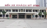 Cảnh trống vắng những ngày này tại bến xe Mỹ Đình - vốn có khoảng 1 vạn lượt khách đi lại mỗi ngày.