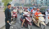 CSGT Hà Nội được tăng cường 500 học viên “giảm nhiệt” giao thông cuối năm. Ảnh: Trọng Đảng