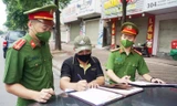 Hà Nội: Cảnh sát tăng cường tuần tra, xử lý vi phạm về giãn cách xã hội