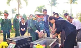 An táng 2 hài cốt liệt sĩ tại Đắk Nông 