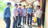 Em rớt xuống suối, hai anh trai chạy về nhà cầu cứu